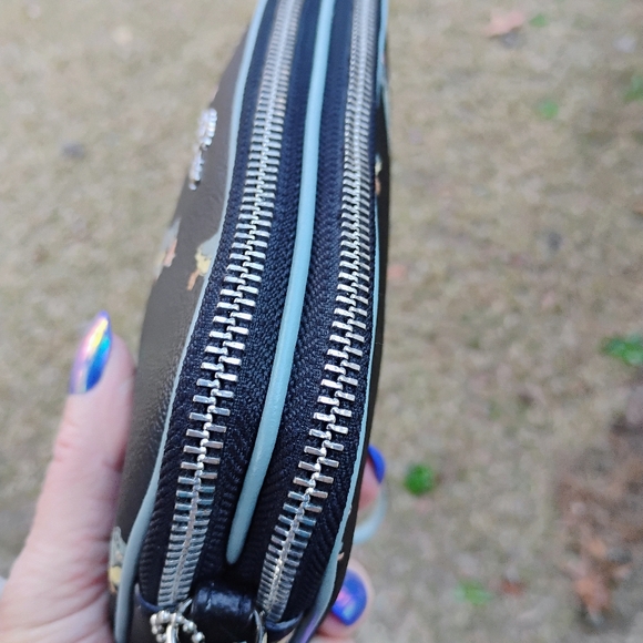 Coach Party Owl w/ Martini  double zip crossbody bag No Callouts free shipping - Picture 7 of 12